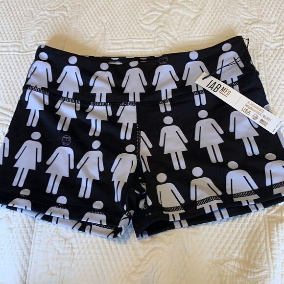 Nwt IAB MFG Women Power Black Booty Shorts Sz XS - Picture 3 of 5